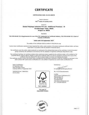 FSC Certificate