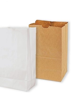 WHITE CRAFT PAPER SOS BAG